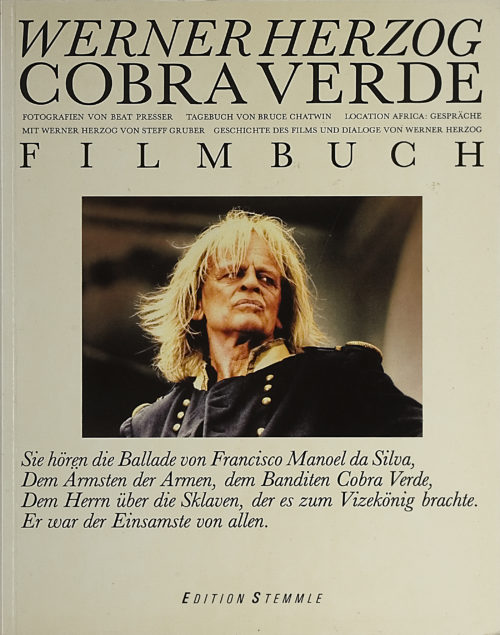 Cobra Verde Filmbuch. 1987