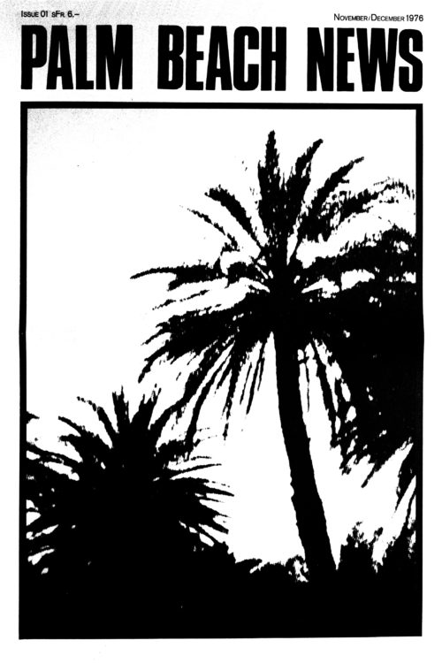 Palm Beach News<br> No. 01. 1976